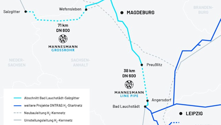 Mannesmann-Rohre für das Wasserstoffkernnetz und für grünen Stahl Mannesmann-Rohre für das Wasserstoffkernnetz und für grünen Stahl